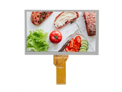 7寸液晶屏 800*480分辨率 群創(chuàng)玻璃長(zhǎng)排 7寸TFT LCD液晶模組